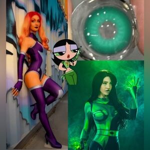 Halloween green lenses